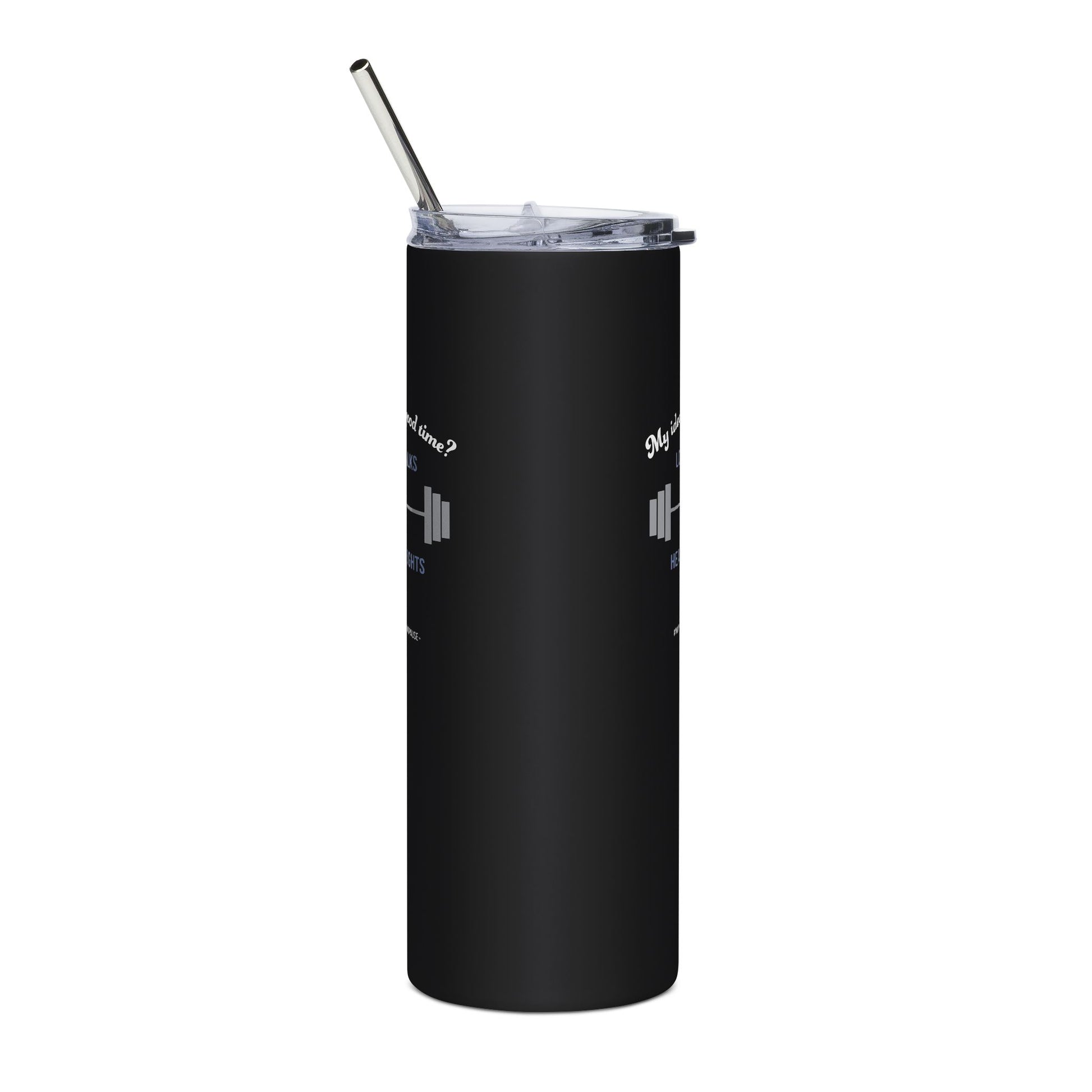 "Long Walks & Heavy Weights" Tumbler - #NoPauseForMenopause