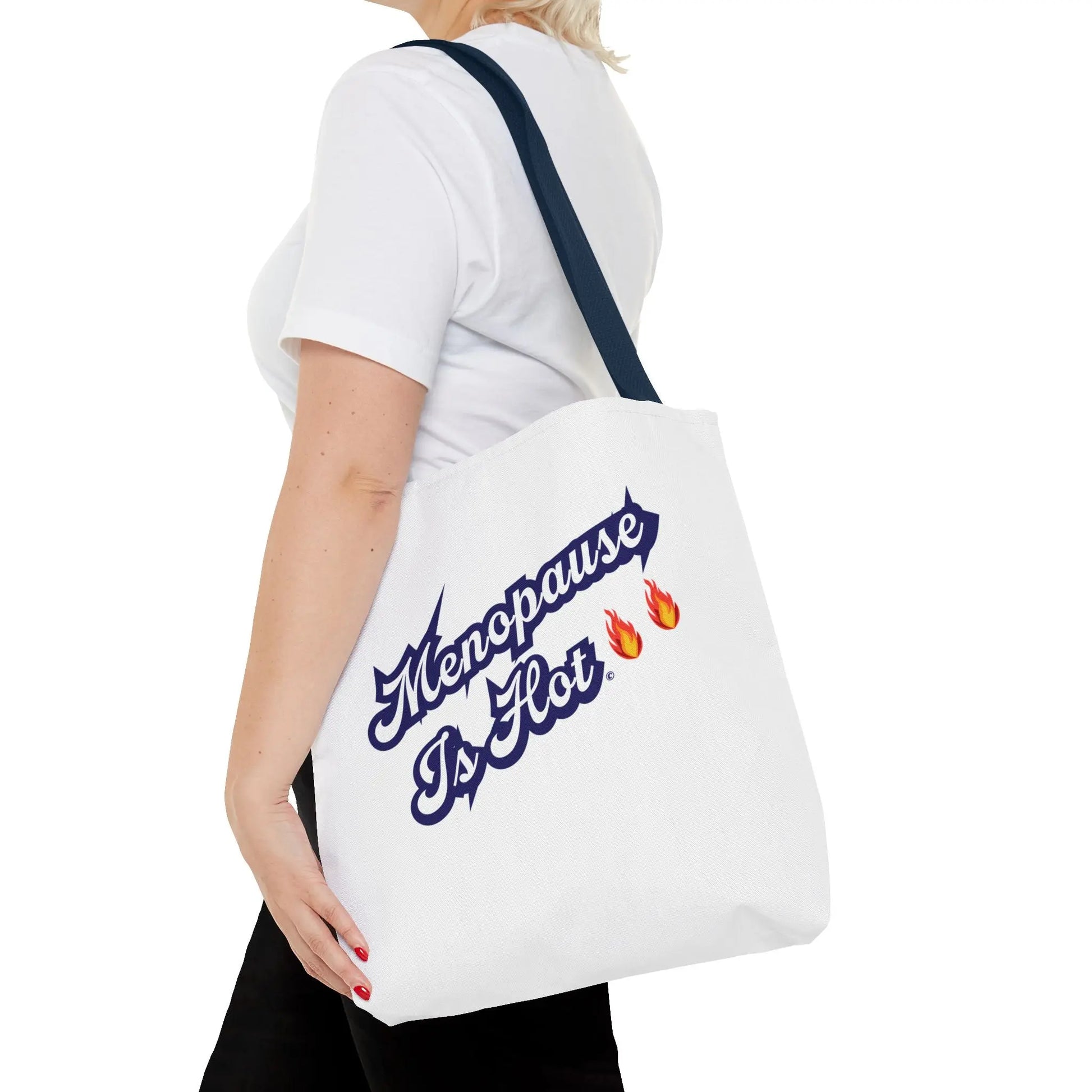 "Menopause Is Hot" Tote Bag Printify