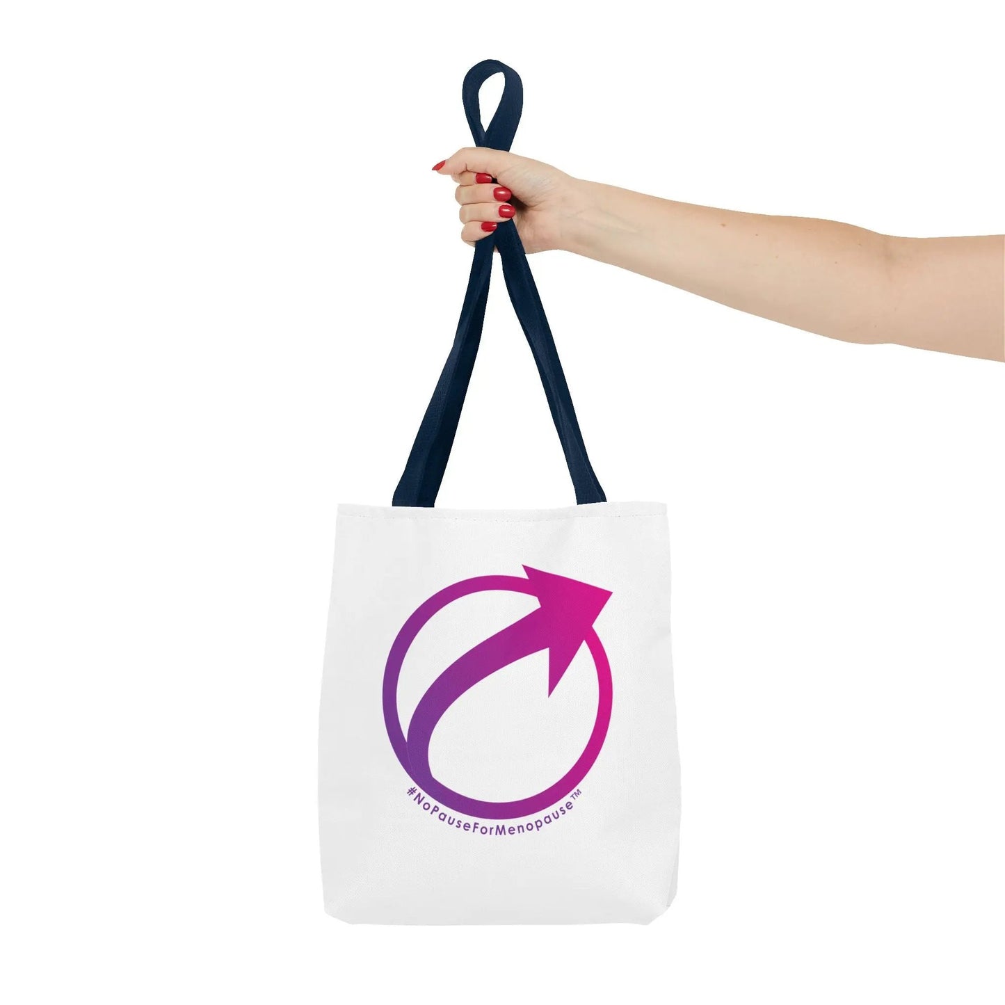 "#NoPauseForMenopause" Tote Bag Printify