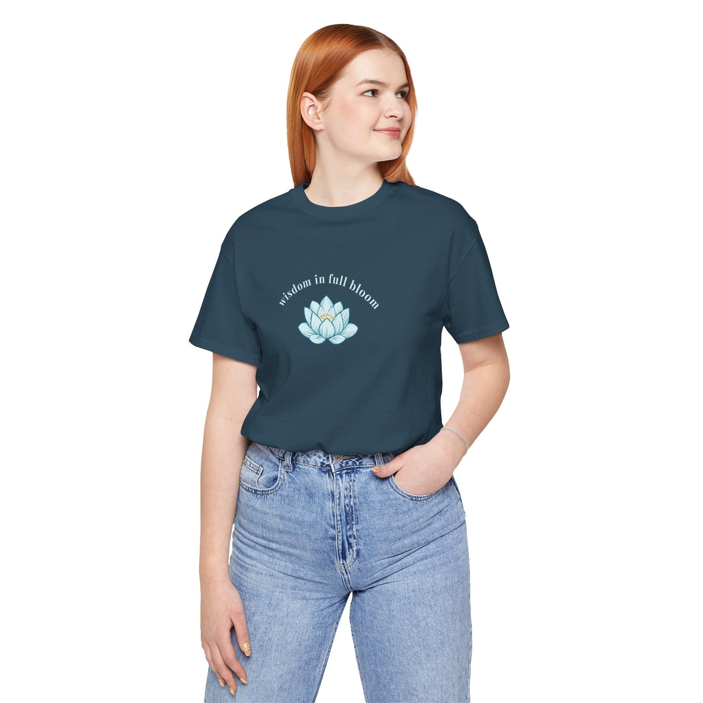 "Wisdom in Full Bloom" Unisex Tee - #NoPauseForMenopause