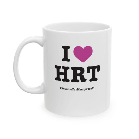 "I Heart HRT" Coffee Mug Printify