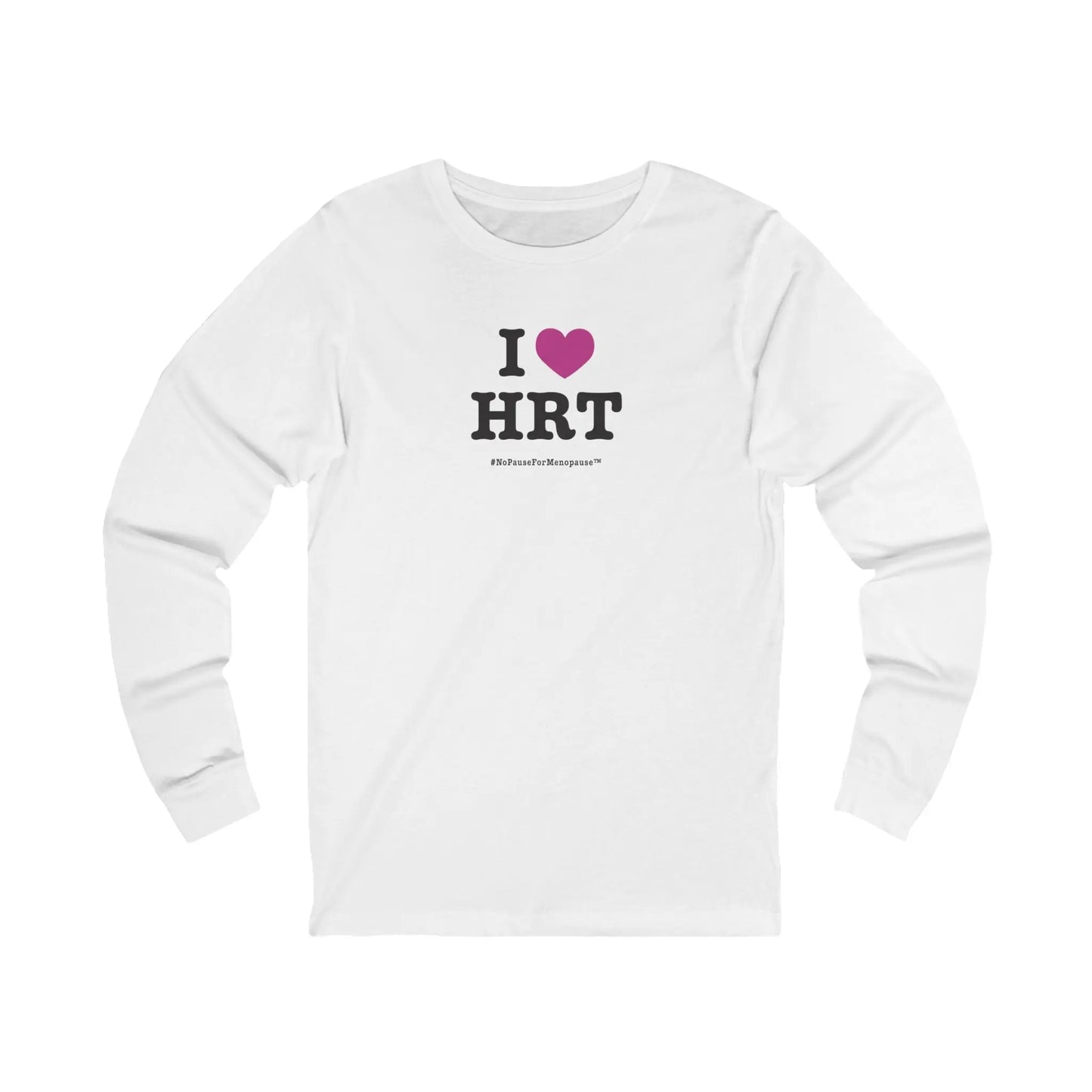 "I Heart HRT" Long-Sleeved Tee Printify