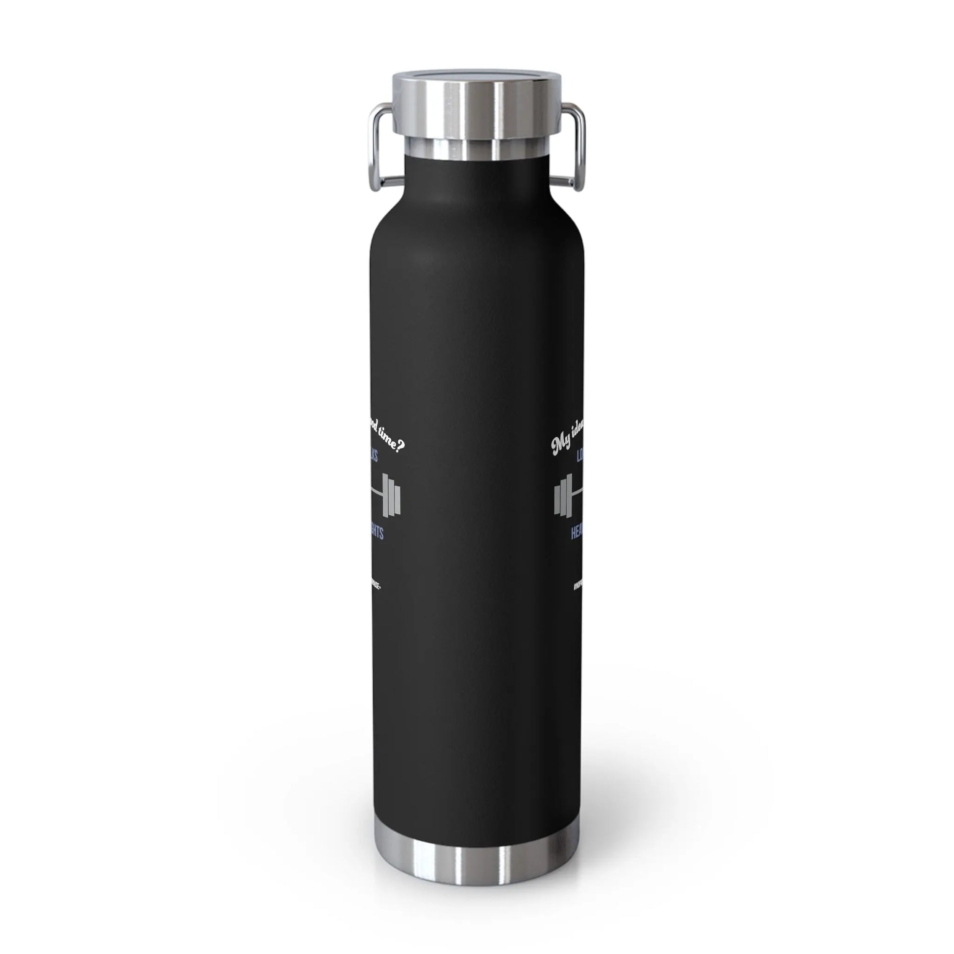 "Long Walks & Heavy Weights" Insulated Bottle Printify