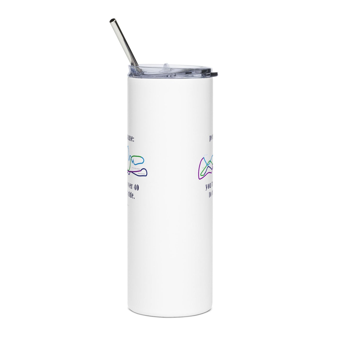 Perimenopause "Ride This Ride" Tumbler - #NoPauseForMenopause