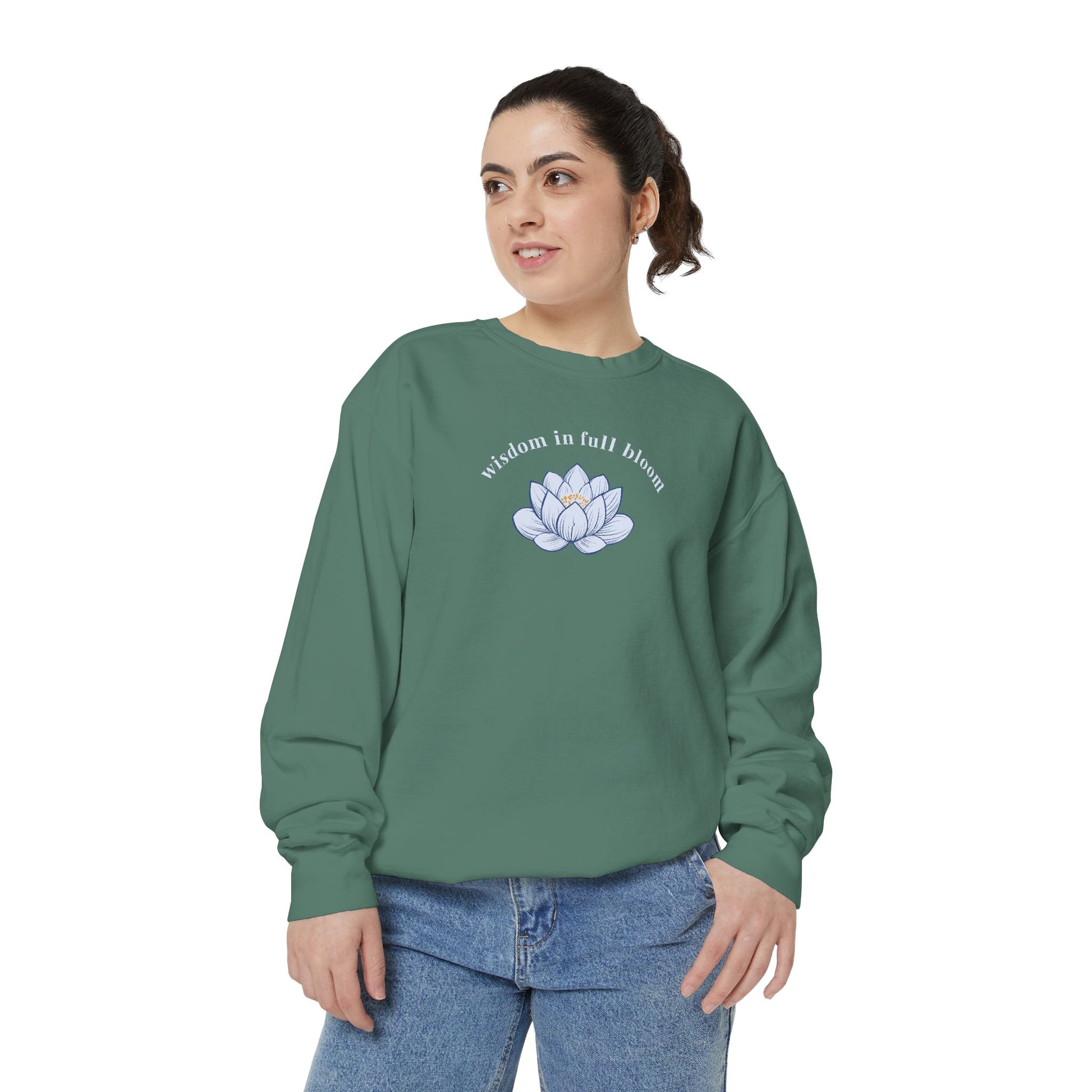 "Wisdom In Full Bloom" Sweatshirt - #NoPauseForMenopause