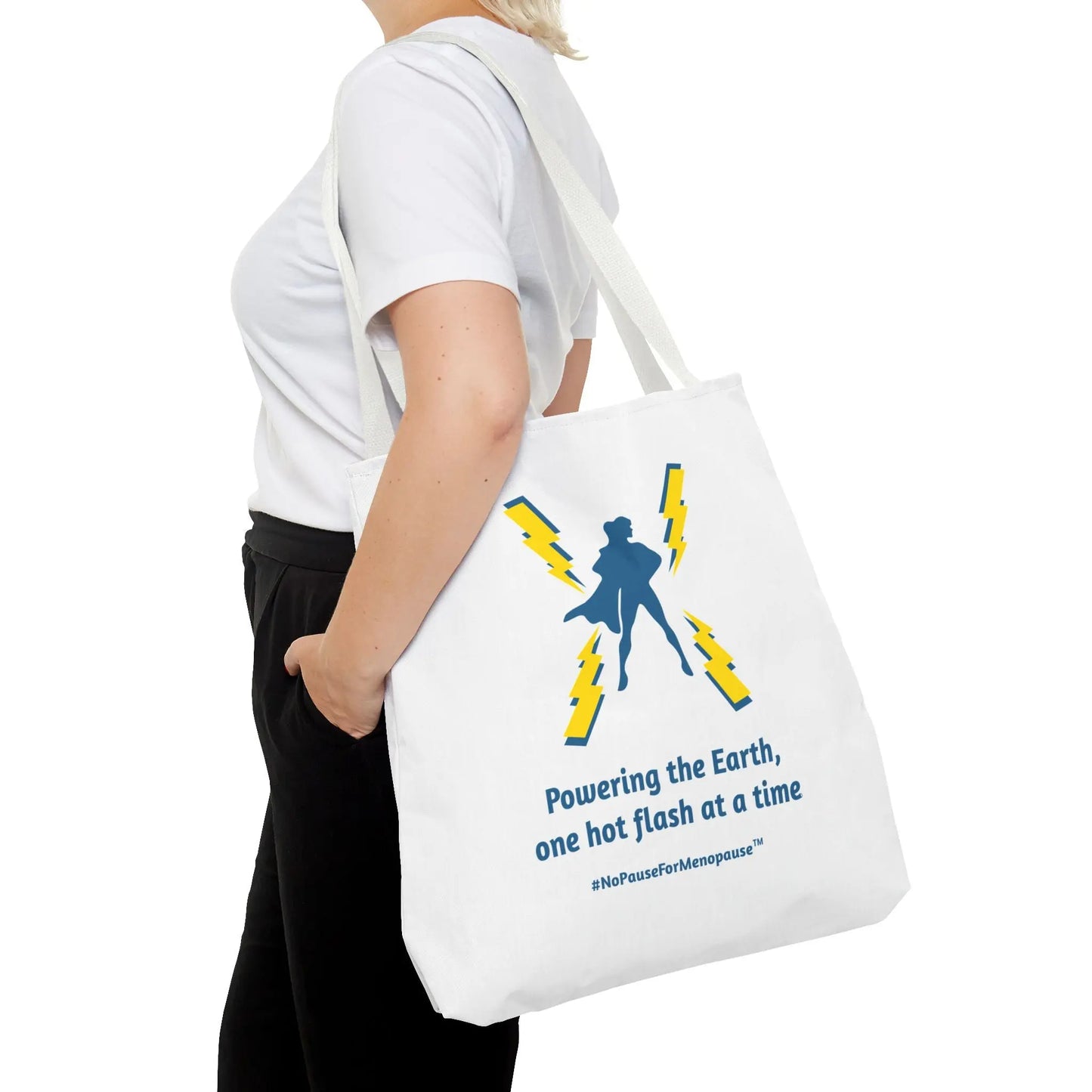 "Powering the Earth" Tote Bag Printify