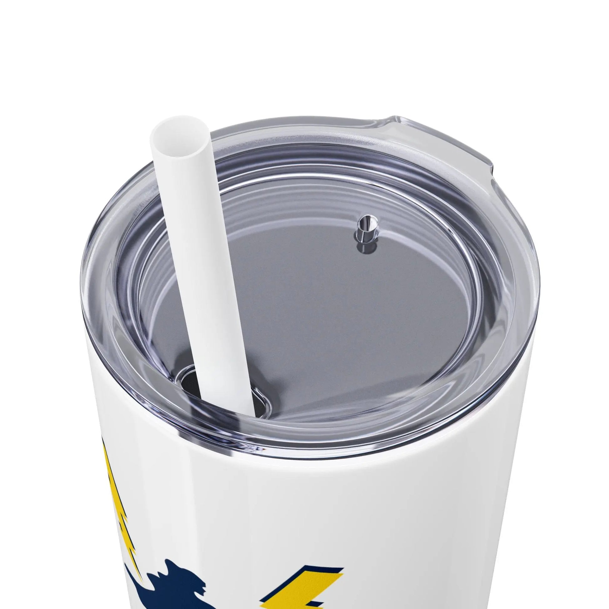 "Hot Flash Powering the Earth" Skinny Tumbler Printify