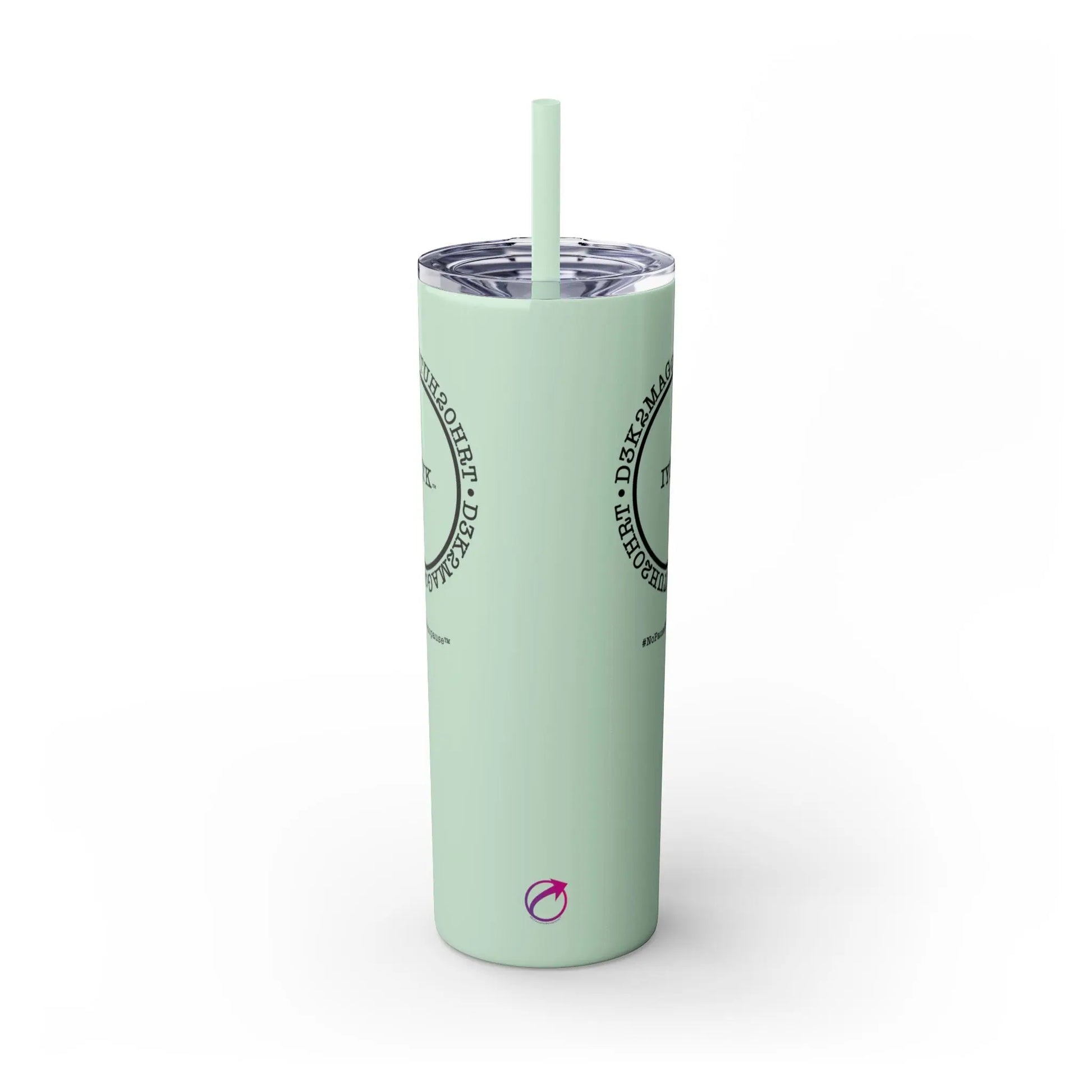 "IYKYK" Skinny Tumbler with Straw Printify